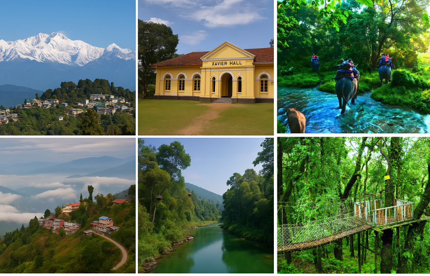 Kalimpong 1N - Pedong 2N - Lava 1N - Lataguri 2N