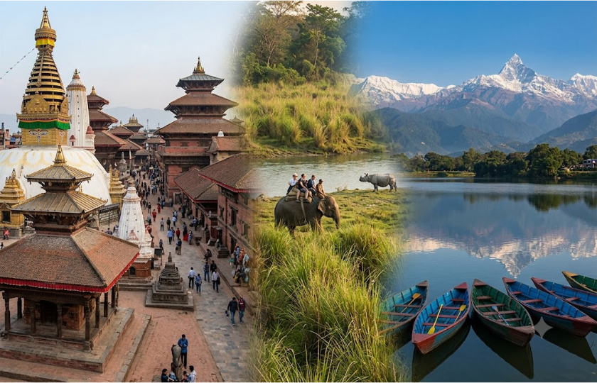 Nepal -  Kathmandu 1N - Chitwan 2N - Pokhara 2N - Kathmandu 2N
