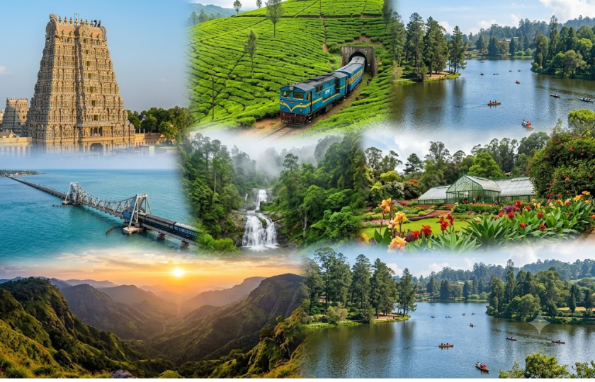 Madurai 2N - Kodaikanal 1N - Ooty 3N