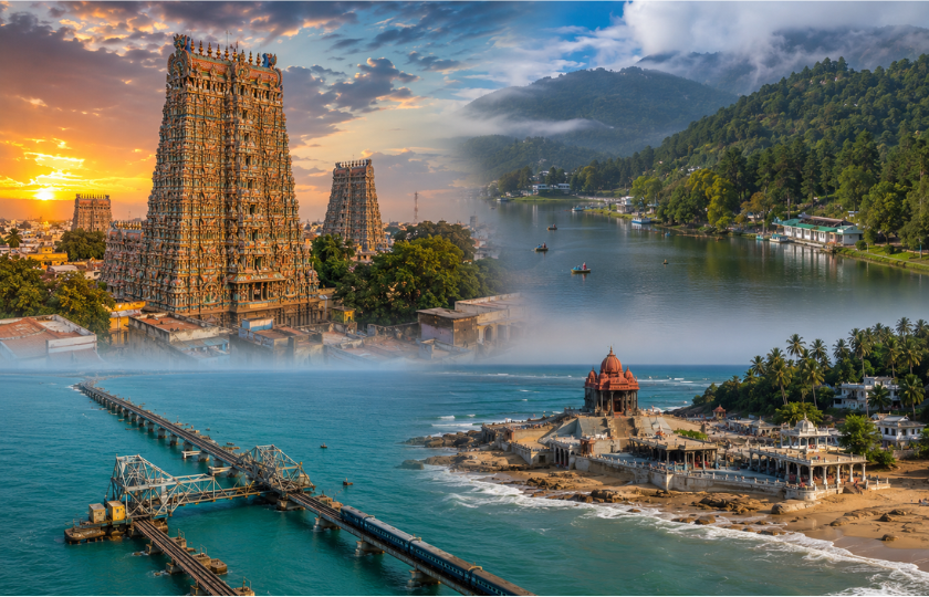 Madurai 1 – Kodaikanal 2 – Rameshwaram 2 - Madurai 1 
