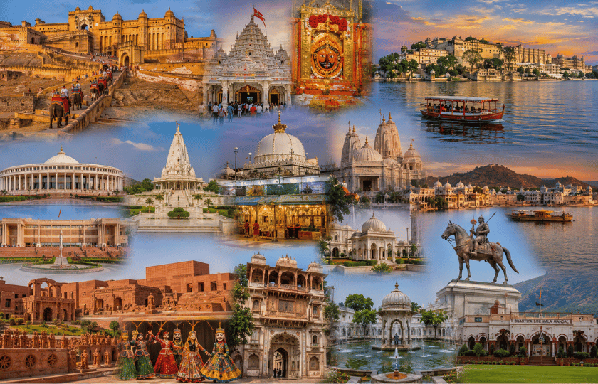 Mount Abu 1N – Udaipur 3N – Jaipur 1N – Salasar 1N – Jaipur 1N  