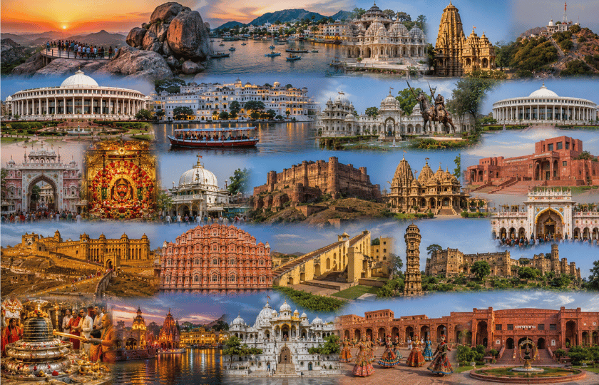 Mount Abu 1N – Udaipur 3N – Jaipur 3N – Chittorgarh 1N 