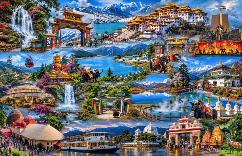 Guwahati 1N – Bomdila 1N - Tawang 3N – Dirang 1N - Guwahati 1N 