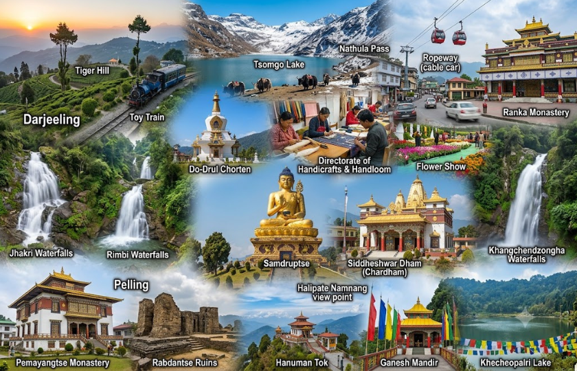 Gangtok 3N - Namchi 1N - Pelling 2N - Darjeeling 3N 