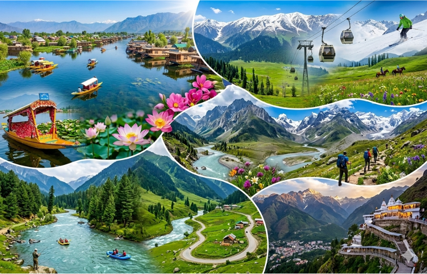 Srinagar 2N - Gulmarg 1N - Sonmarg - 1N - Pahalgam 2N - Katra 2N