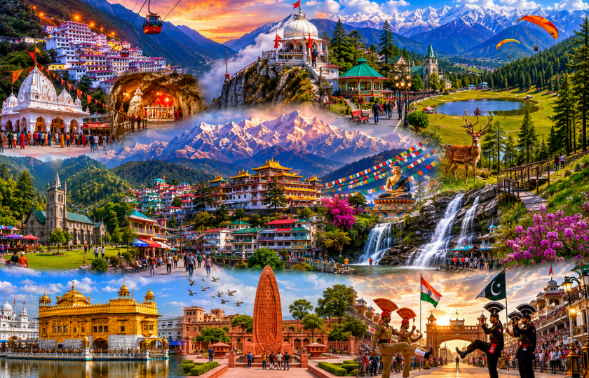 Katra 2N - Dalhousie 2N - Dharamshala 1N - Amritsar 1N