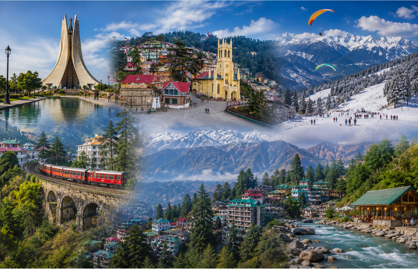 Chandigrah 1N - Shimla 2N - Manali 3N - Chandigrah 1N