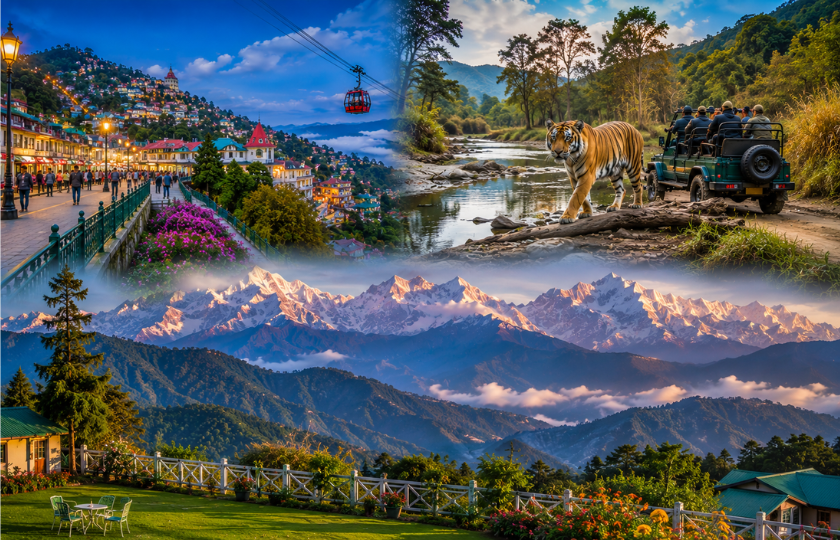 Mussoorie 2N – Corbett 2N – Kausani 2N