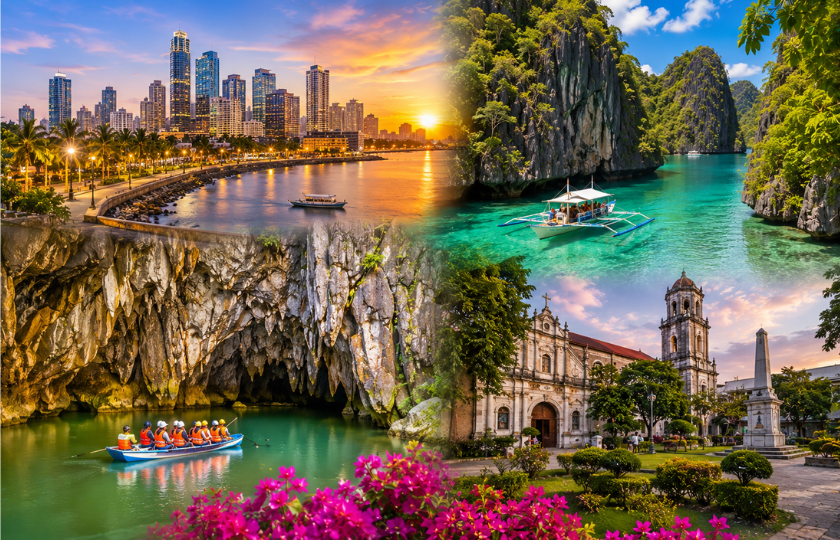 Manila 2N - Puerto Princesa 2N - Cebu 2N