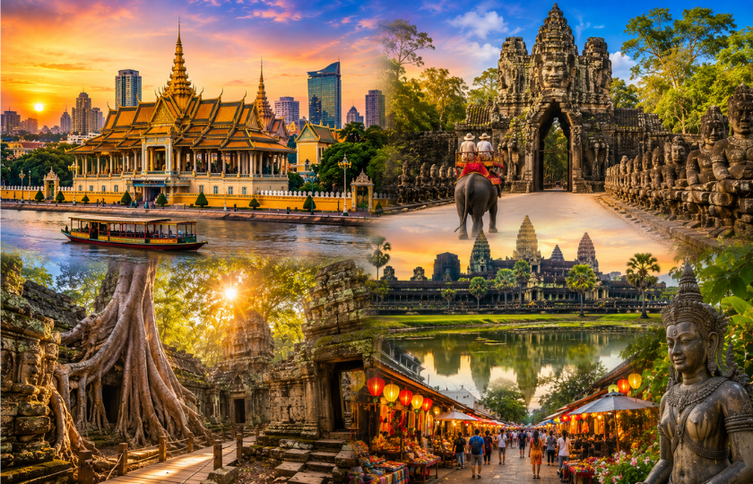 Phnom Penh 1N - Siem Reap 3N