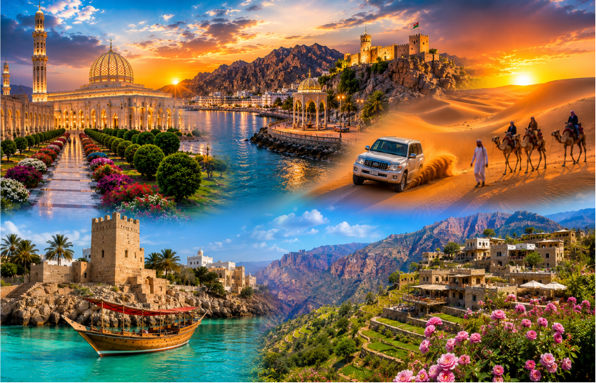 Muscat 3N - Wahiba 1N - Jabal Akhdar 1N