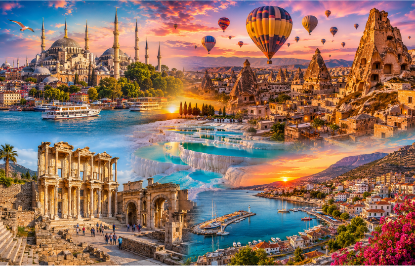 Istanbul 2N – Cappadocia 2N – Pamukkale 1N – Kusadasi 2N - Istanbul 1N 