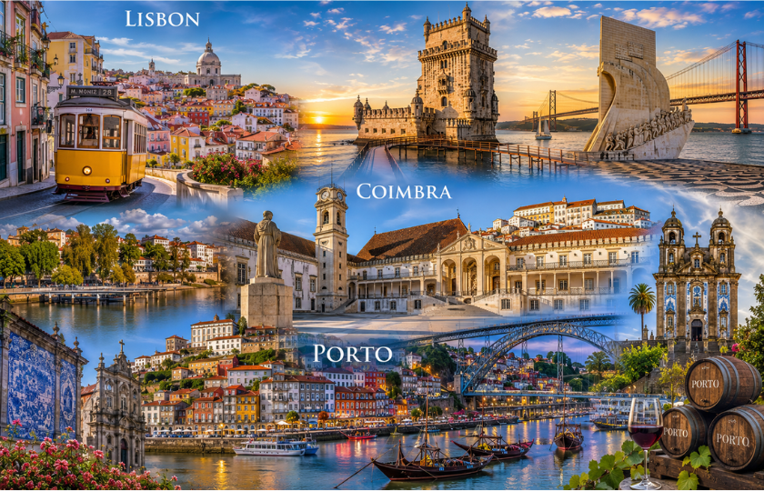 Lisbon 2N - Coimbra 2N - Porto 2N 