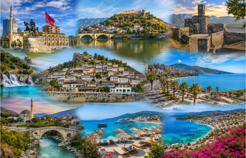 Tirana 1N - Shkodër 1N - Berat 1N - Vlorë 1N - Sarandë 2N - Tirana 1N