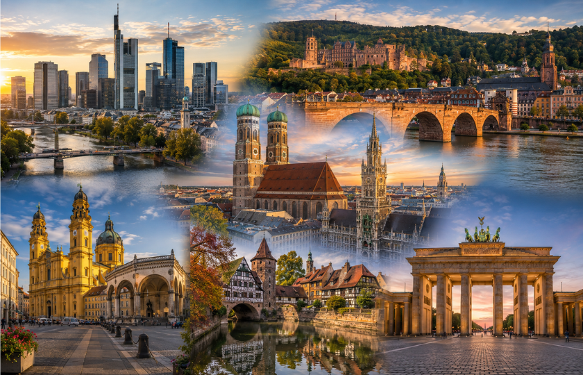 Frankfurt 1N - Heidelberg 1N - Munich 2N - Nuremberg 1N - Berlin 1N